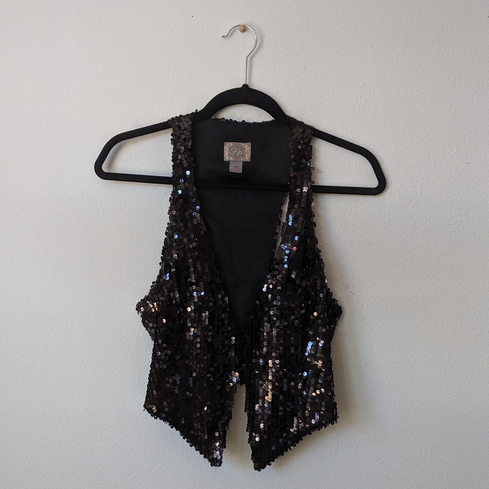 Sequin Vest
